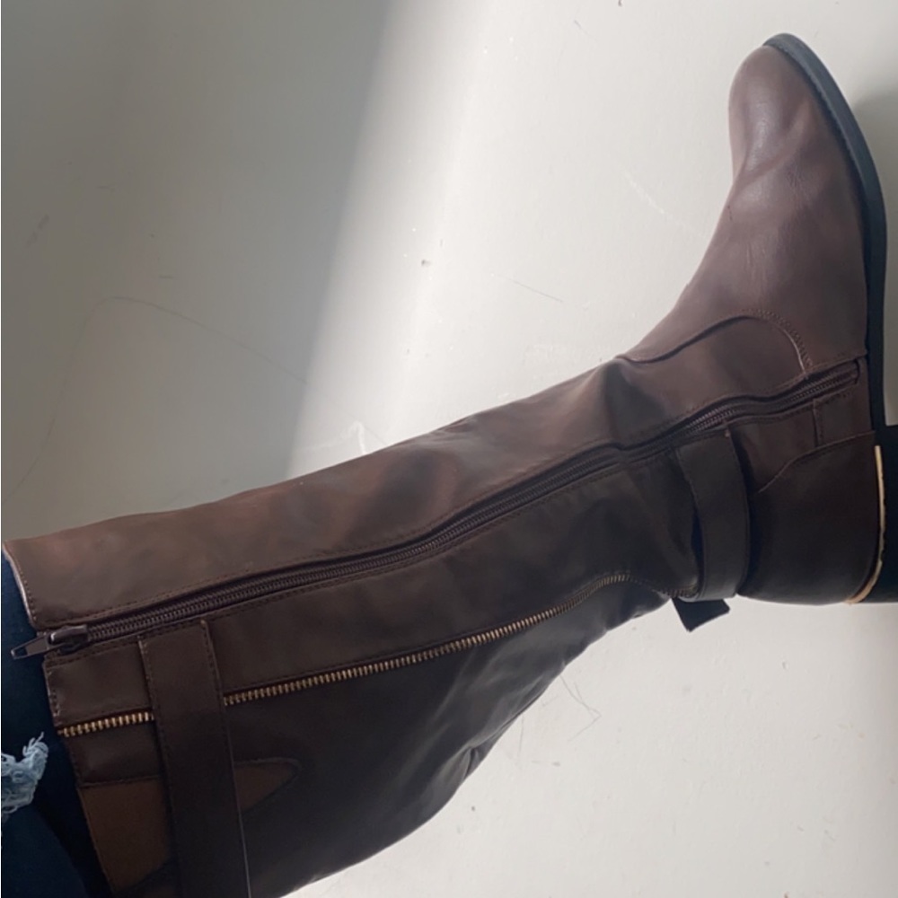 EXTRA WIDE FIT Rue Exposed Back Rider Boot Horse 🐎 - Picture 2 of 11